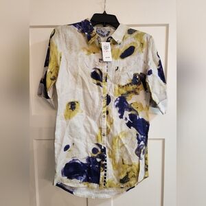 Emil Rutenberg short sleeve blouse.  Size 2. Nwt